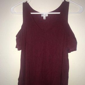 Cold shoulder Tee